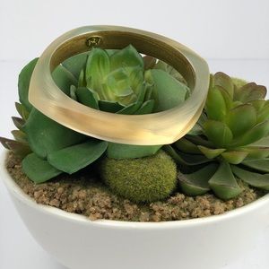 HP⭐️Alexis Bittar Gold Lucite Bangle